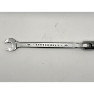 Proto Flex Head Wrench Mens 5/8 Silver Excellent‎ 1270-20 Professional USA Made